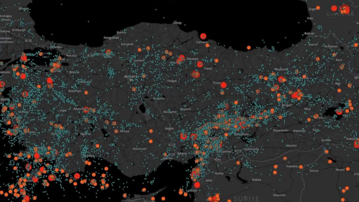 2024 Türkiye’nin korkutan deprem haritası! AFAD açıkladı: Bu sene Türkiye’de ne kadar deprem yaşandı?