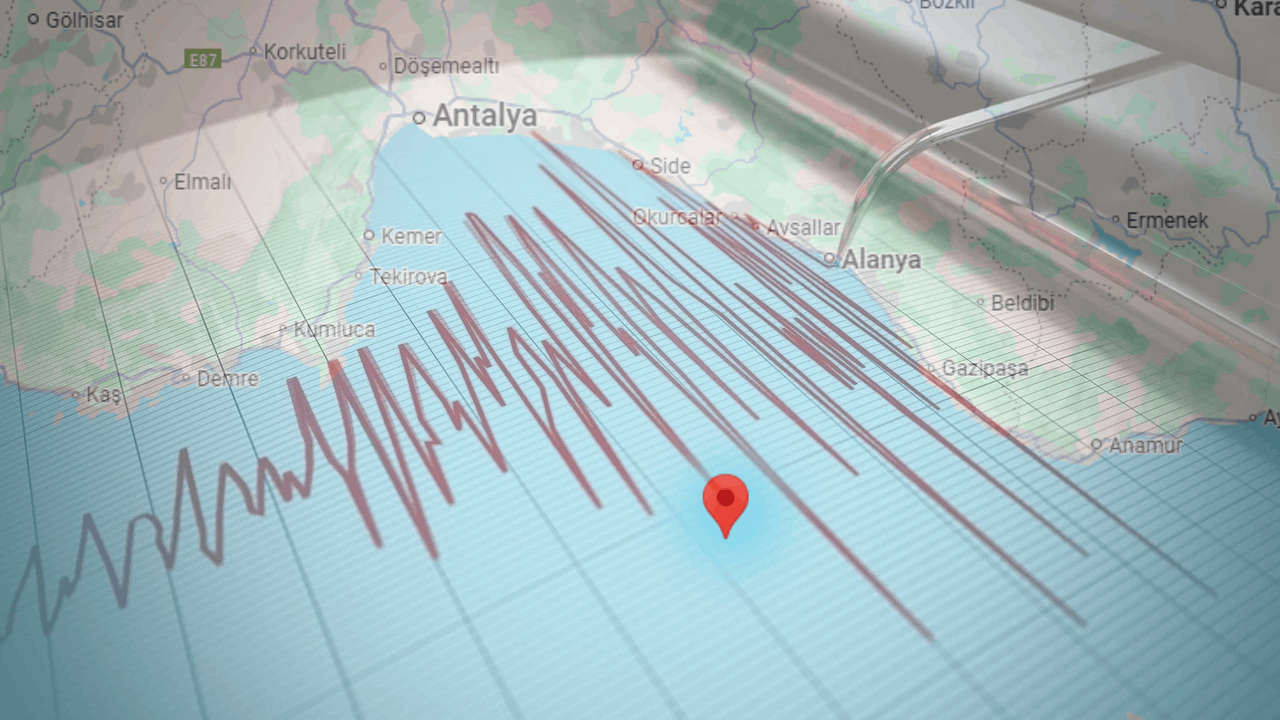 Antalya’da Şiddetli Deprem!