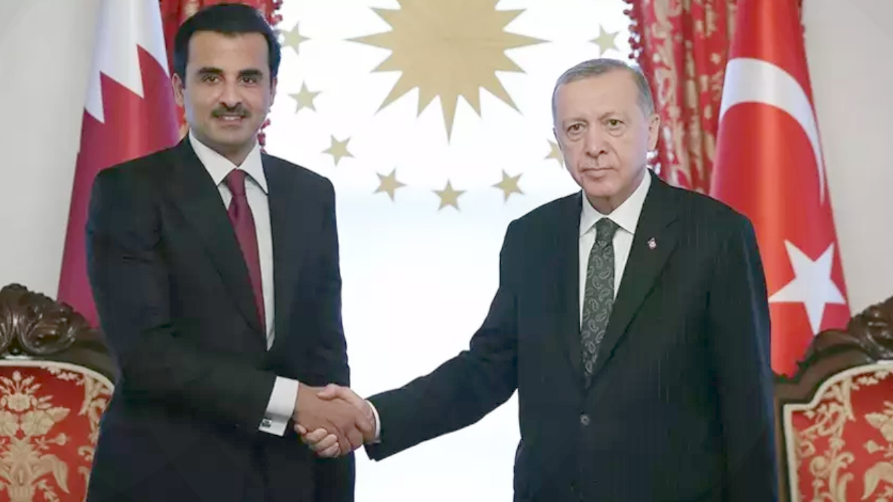 Cumhurbaşkanı Erdoğan, Katar Emiri ile Külliye’de Görüştü