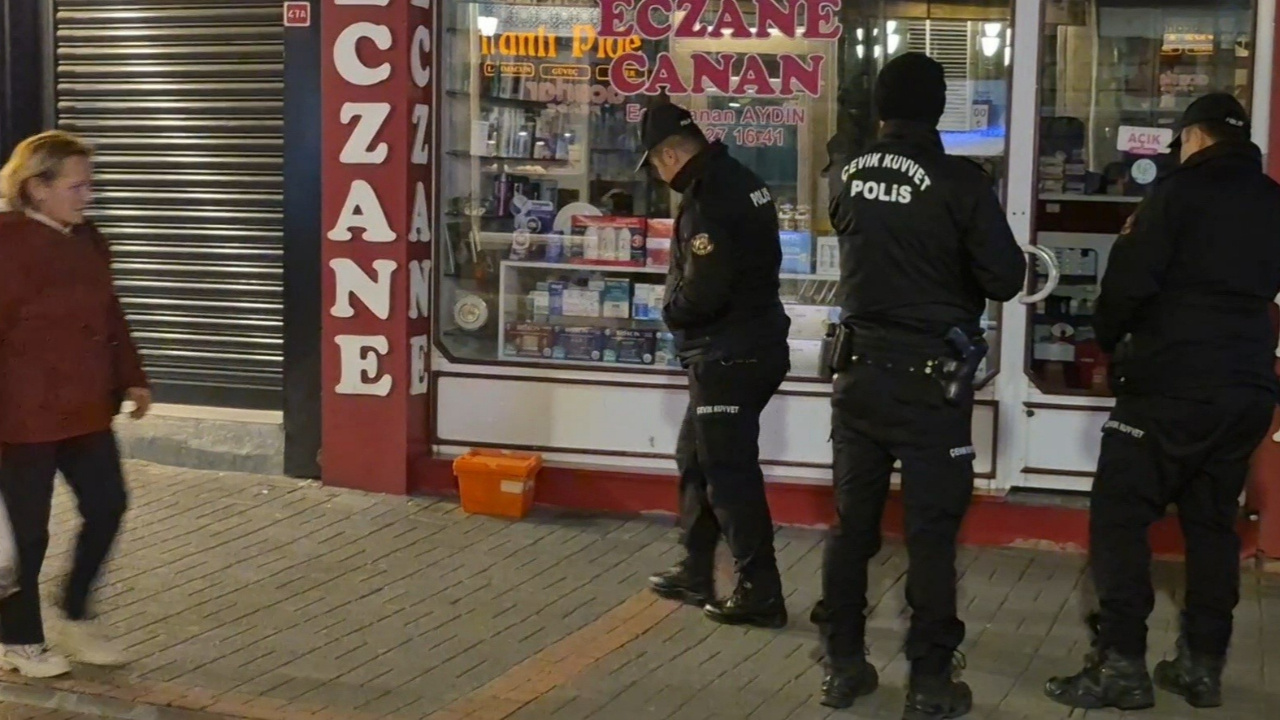 Eczane Önünde Bomba Paniği! Gerçek Sonradan Anlaşıldı