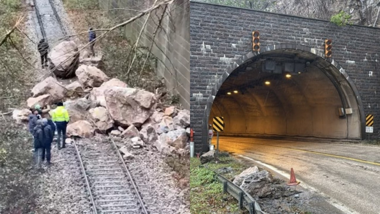 Karabük’te Heyelan! Demiryolu Ulaşıma Kapandı