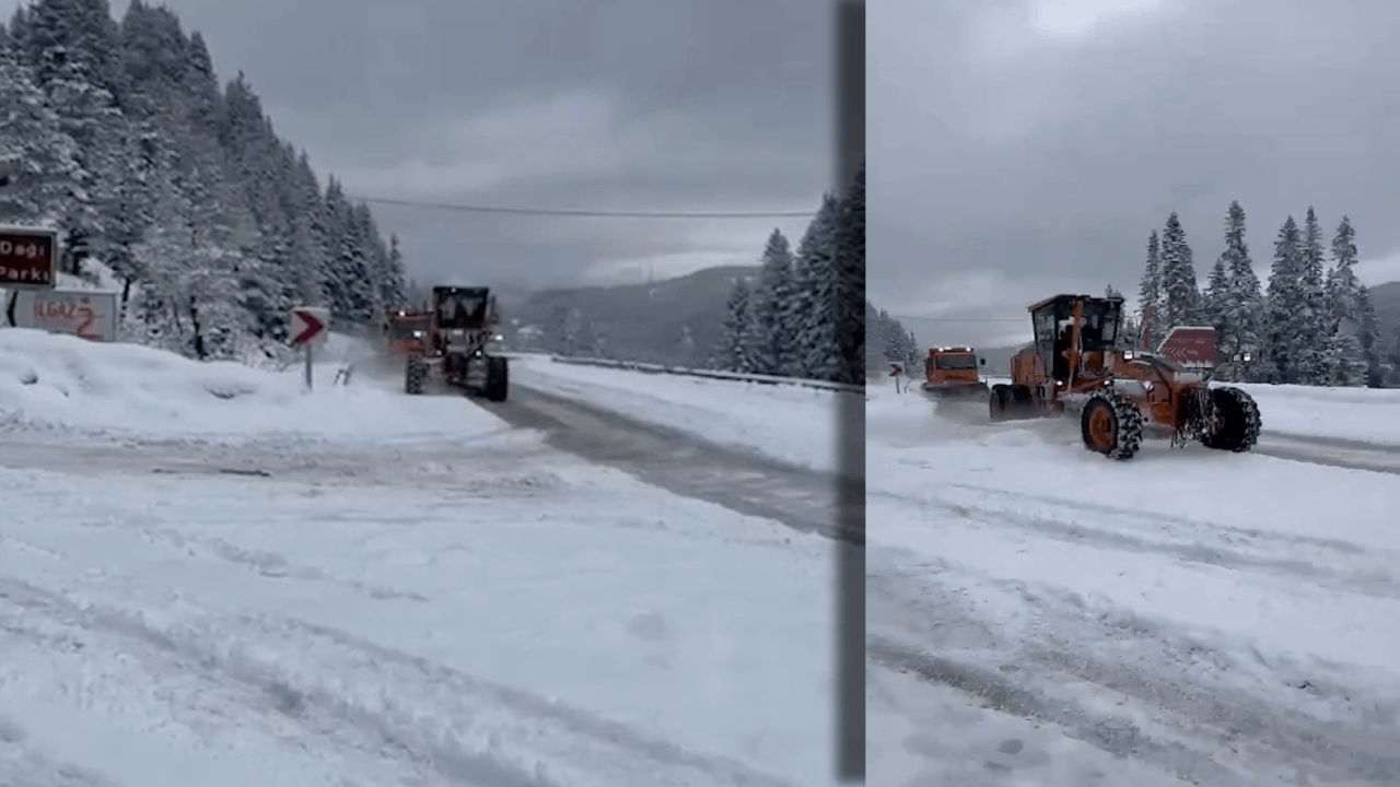 Kastamonu’nun Yüksek Kesimleri Beyaza Büründü