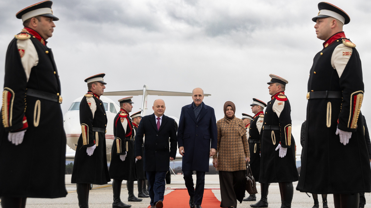 Meclis Başkanı Kurtulmuş Kuzey Makedonya’da