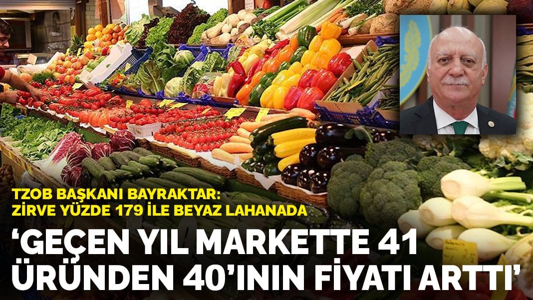 ‘Geçen yıl markette 41 üründen 40’ının fiyatı arttı’