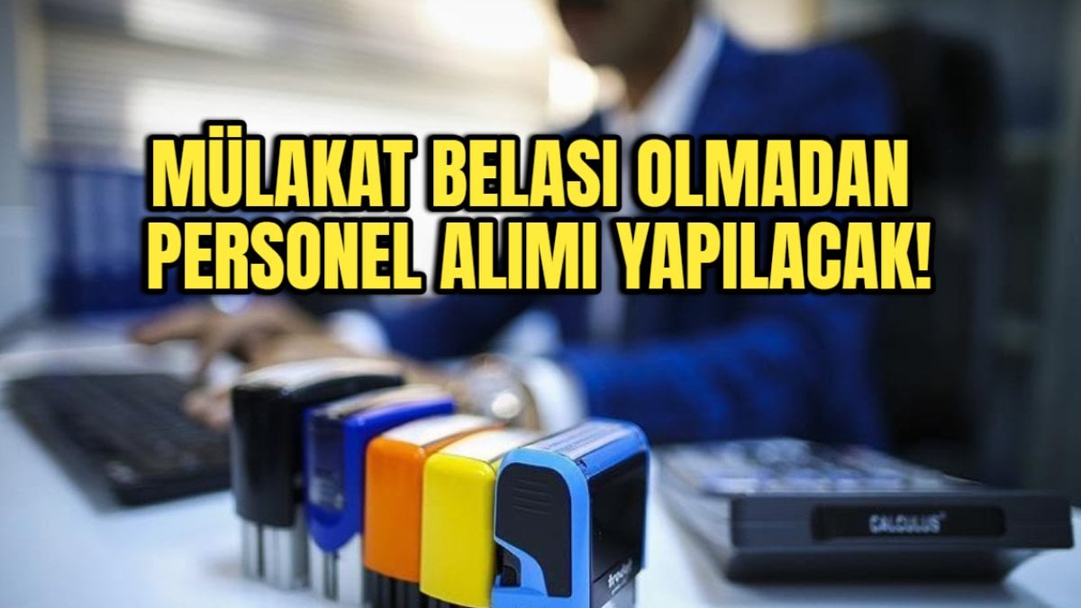 Mülakat belası yok! KPSS P94 ile Cumhurbaşkanlığı personeller alıyor