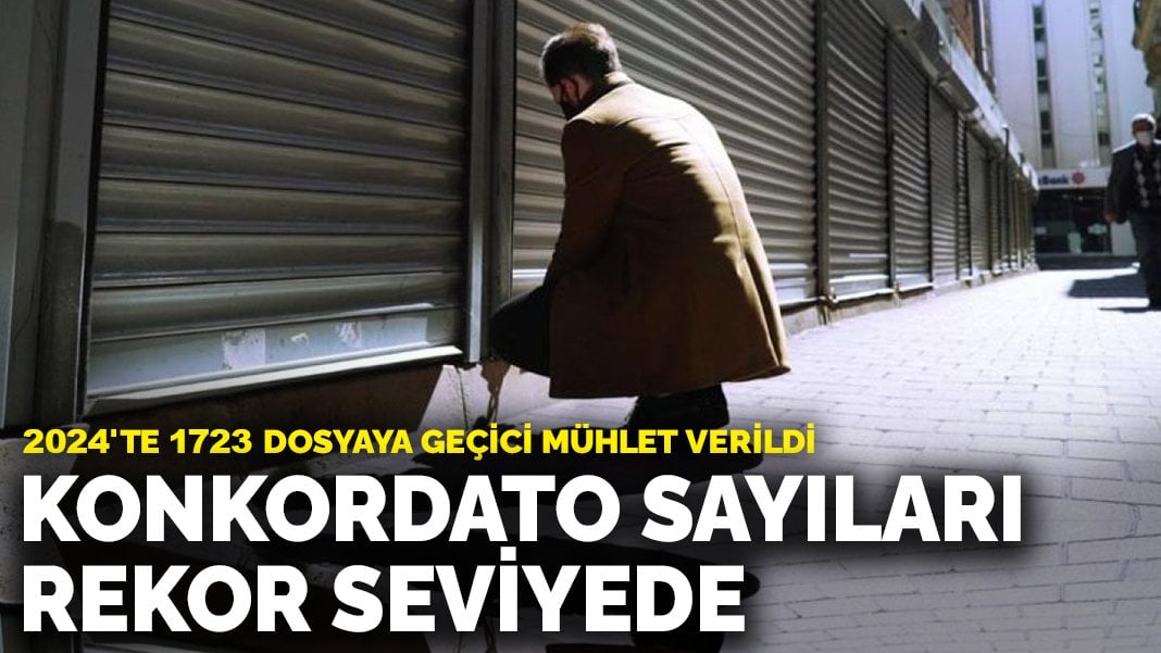 Konkordato sayıları rekor seviyede: 2024’te 1723 dosyaya geçici mühlet verildi