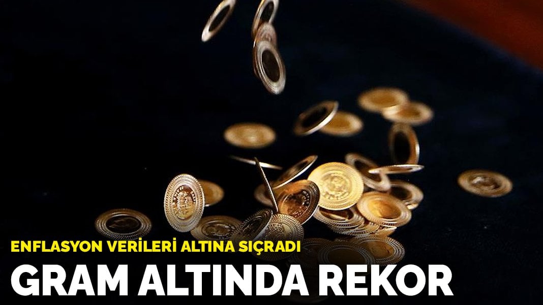 Enflasyon verileri altına sıçradı: Gram altında rekor