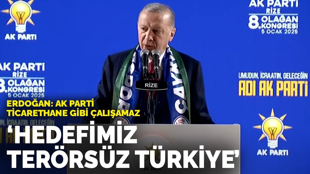 Erdoğan: Hedefimiz terörsüz Türkiye