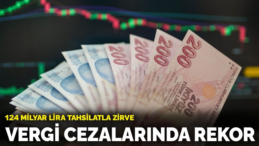 Vergi cezalarında rekor: 124 milyar lira tahsilatla zirve