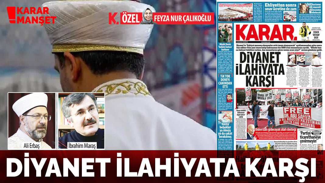 Diyanet ilahiyata karşı