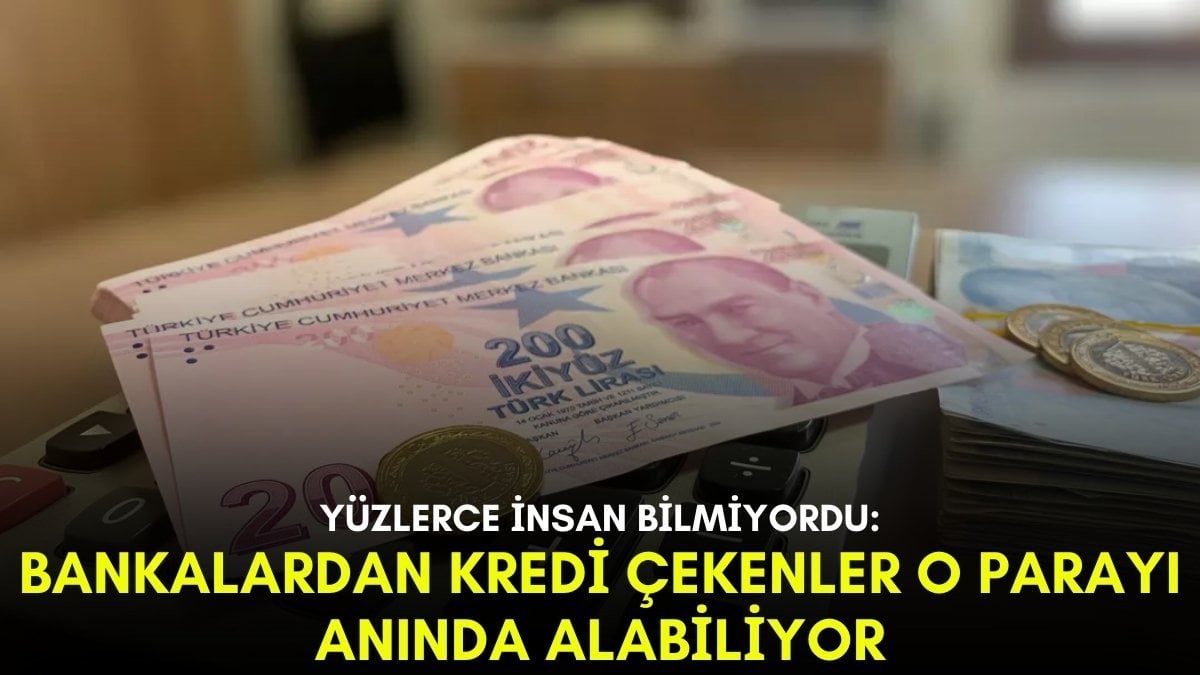 Bankalardan kredi çekenler o parayı geri alabiliyor! Hemen başvurun, bir tıkla hesabınıza yatacak