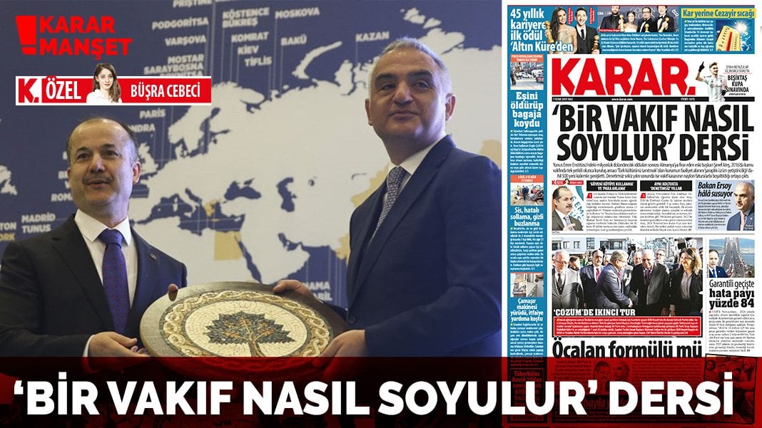 ‘Bir vakıf nasıl soyulur’ dersi