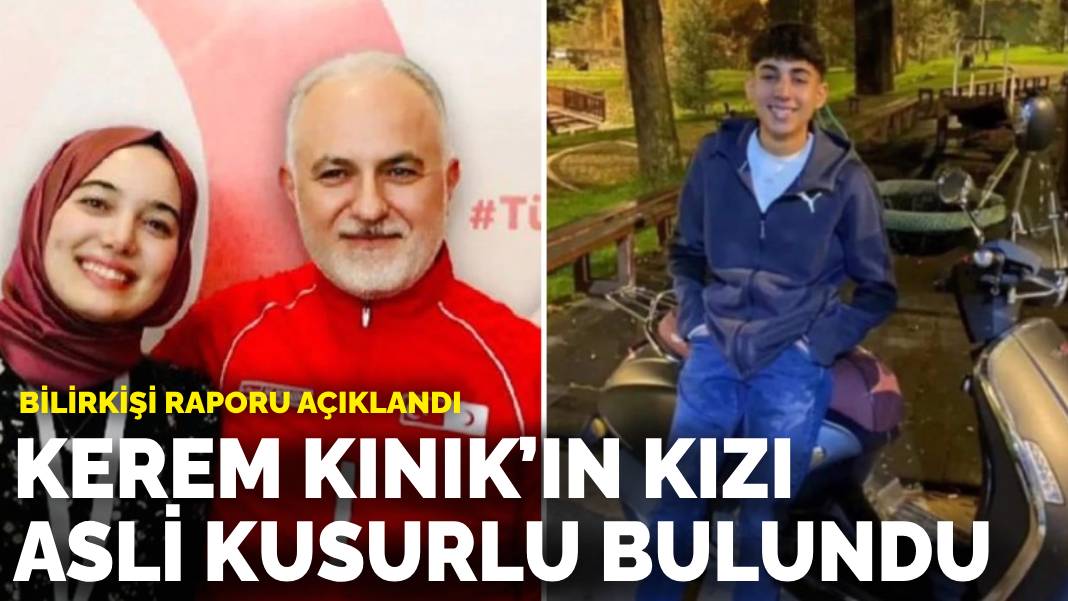 Bilirkişi raporu açıklandı: Kerem Kınık’ın kızı asli kusurlu bulundu