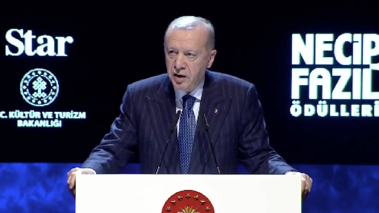 Cumhurbaşkanı Erdoğan Necip Fazıl Ödülleri Töreni’nde Açıklamalar