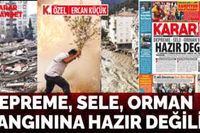 Depreme-sele-orman yangınına hazır değiliz