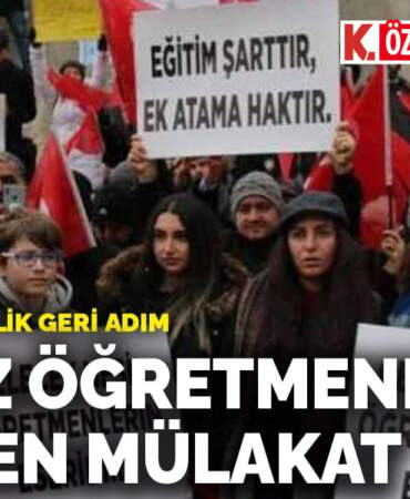 Dokuz öğretmene yeniden mülakat