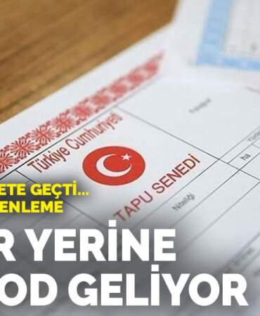 Tapuda yeni düzenleme: Mühür yerine karekod geliyor