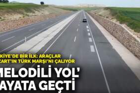 Melodili Yol hayata geçti: Araçlar Mozart’ın Türk Marşı’nı Çalıyor
