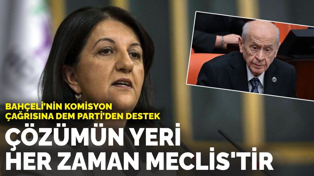 Bahçeli’nin komisyon çağrısına DEM Parti’den destek: Çözümün yeri her zaman Meclis’tir