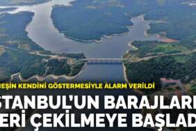 Güneşin kendini göstermesiyle alarm verildi: İstanbul’un barajları geri çekilmeye başladı