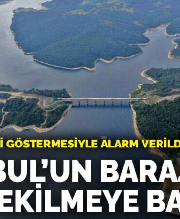 Güneşin kendini göstermesiyle alarm verildi: İstanbul’un barajları geri çekilmeye başladı