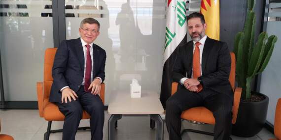 Davutoğlu, Irak Cumhurbaşkanı ve IKBY Başbakan Yardımcısı ile görüştü