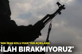 PKK’nın İran kolu PJAK’tan açıklama: “Silah Bırakmıyoruz”