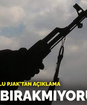 PKK’nın İran kolu PJAK’tan açıklama: “Silah Bırakmıyoruz”