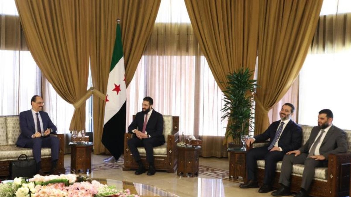 MİT Başkanı Kalın, Şara ve heyetiyle görüştü