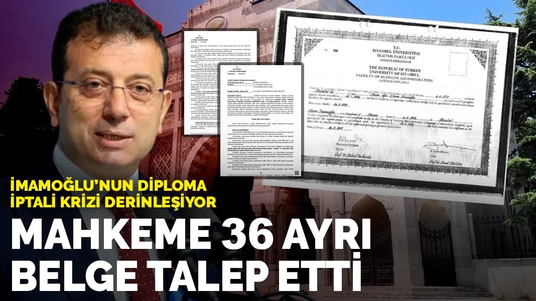 İmamoğlu’nun diploma iptali krizi derinleşiyor