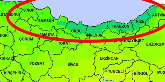 Rize, Trabzon, Ordu ve Giresun'a korkutan haber verildi! 15 Haziran'a kadar devam edecek. Önlemlerinizi şimdiden alın