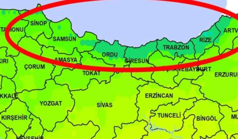 Rize, Trabzon, Ordu ve Giresun’a korkutan haber verildi! 15 Haziran’a kadar devam edecek. Önlemlerinizi şimdiden alın