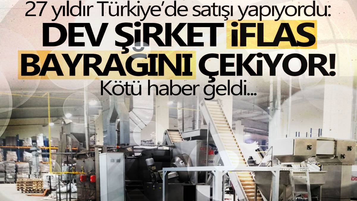 Mahkeme kararını verdi: Türkiye’nin dev şirketi iflas bayrağını çekti! Yüzlerce çalışan işsiz kalacak