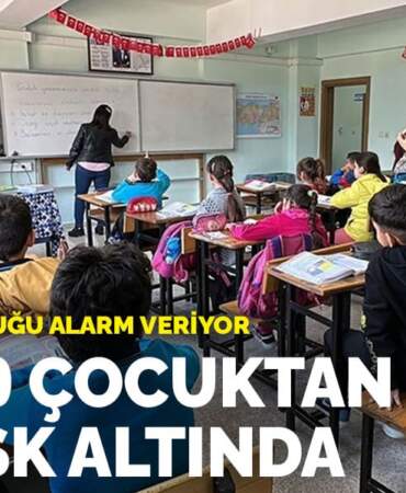 Çocuk yoksulluğu alarm veriyor: Her 10 çocuktan 4’ü risk altında