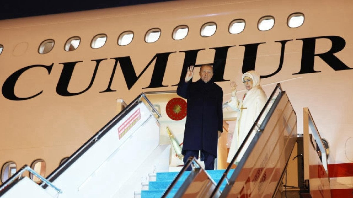 Erdoğan Macaristan’dan yurda döndü