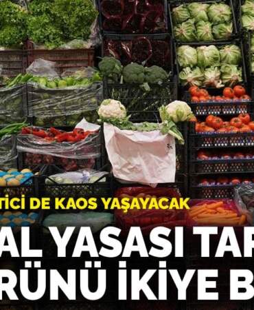 Yeni hal yasası tarım sektörünü ikiye böldü: Üretici de tüketici de kaos yaşayacak