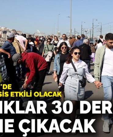 Meteoroloji uyardı: Sıcaklıklar 30 derecenin üzerine çıkacak
