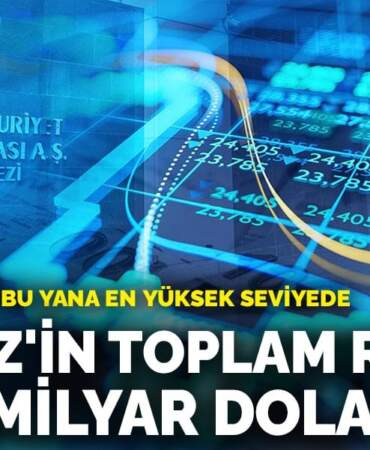 Merkez’in toplam rezervi 145,6 milyar dolar: Nisan başından bu yana en yüksek seviyede