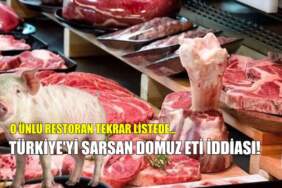 Türkiye’yi sarsan domuz eti iddiası! O ünlü restoran tekrar listede: İşte şoke eden liste