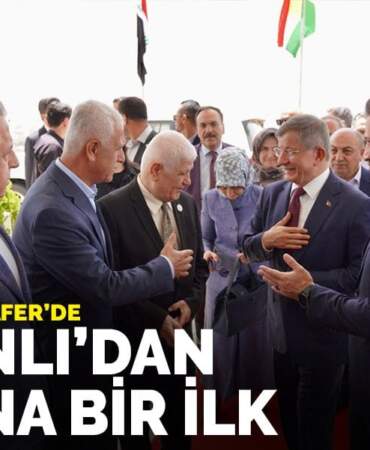 Davutoğlu Telafer’de: Osmanlı’dan bu yana bir ilk