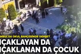 İstanbul’da okul bahçesinde dehşet: Bıçaklayan da bıçaklanan da çocuk