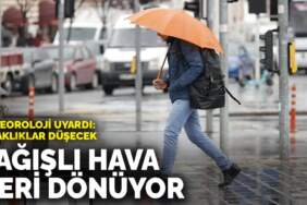 Meteoroloji uyardı: Yağışlı hava geri dönüyor, sıcaklıklar düşecek
