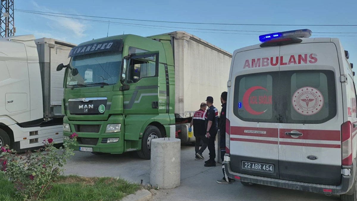 Edirne’de tır sürücüsü aracında ölü bulundu