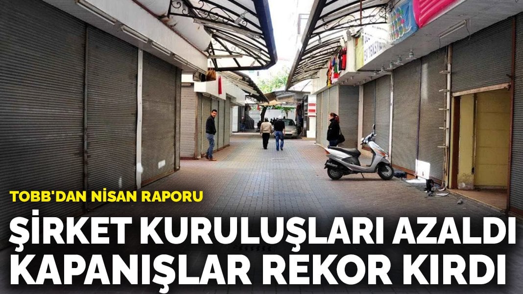 TOBB: Şirket kuruluşları azaldı, kapanışlar rekor kırdı