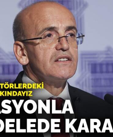Şimşek: Bazı sektörlerdeki sorunların farkındayız