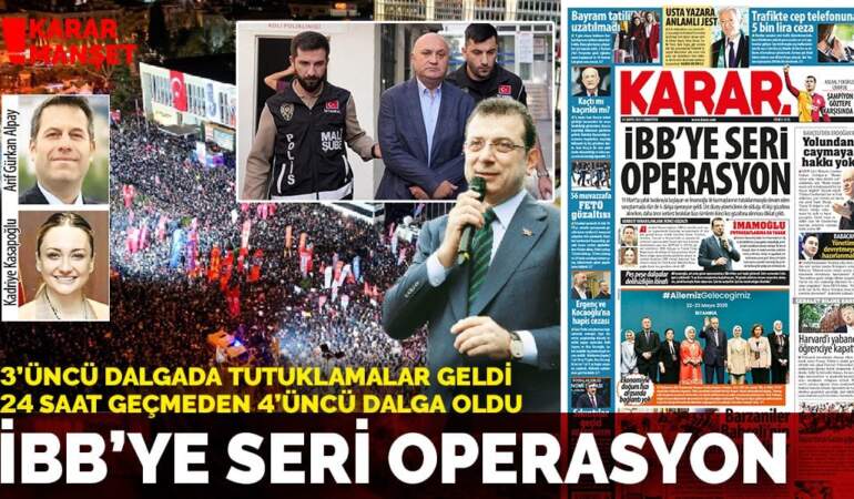 İBB’ye seri operasyon