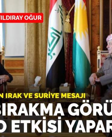 Davutoğlu: Silah bırakma görüntüsü domino etkisi yapar