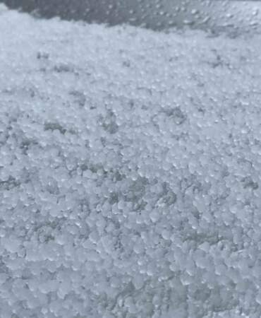 Meteoroloji uyarmıştı! Bir anda bastırdı 30 dakika devam etti: Tarım arazileri zarar gördü