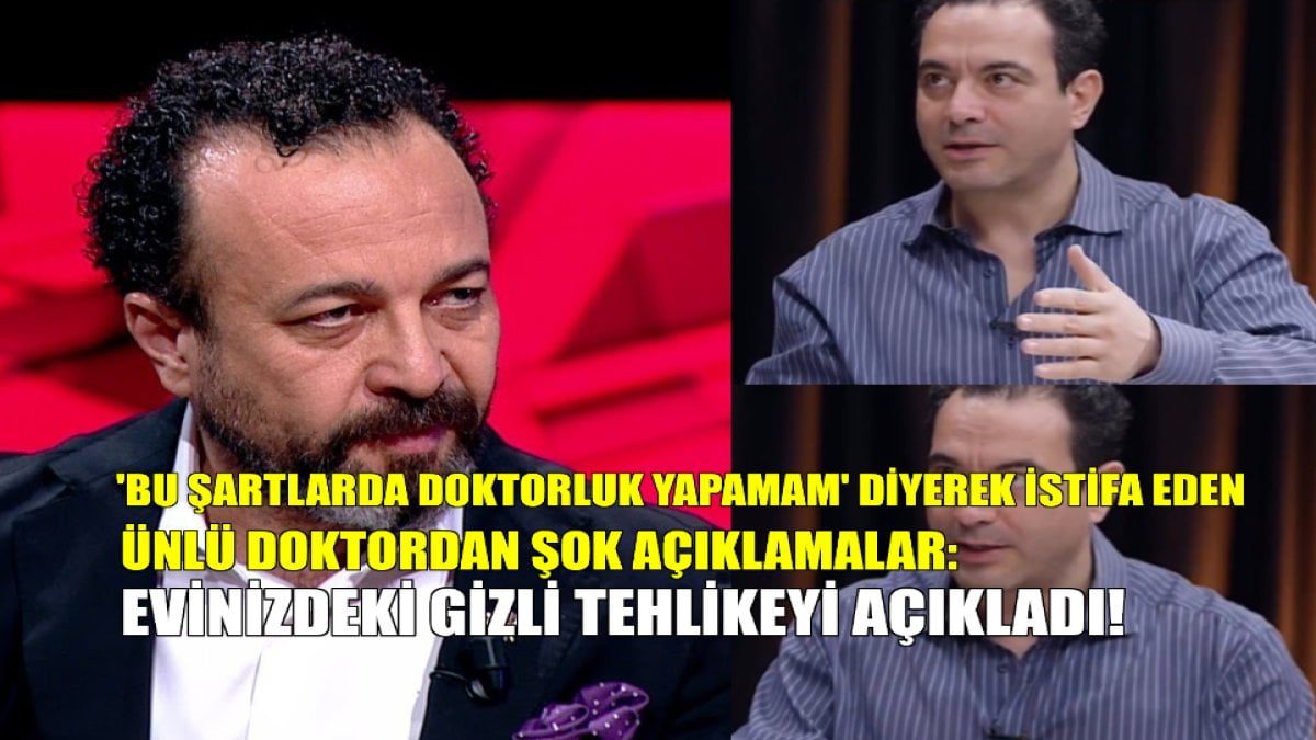 ‘Bu şartlarda doktorluk yapamam’ deyip istifa etmişti! Ünlü doktordan şok iddialar: Evinizdeki gizli tehlikeyi açıkladı