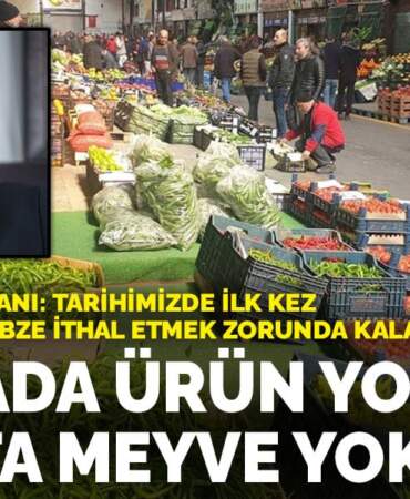 TZD Genel Başkanı Demirtaş: Türkiye tarihinde ilk kez biz yaş meyve ve sebze ithal etmek zorunda kalacağız